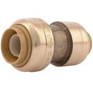 Acoplamento redutor SharkBite 3/8" x 1/2" em latão Push Connect Acoplamento redutor SharkBite 3/8" x 1/2" em latão Push Connect