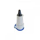 Acoplamento Steck 220V 2 Polos+Terra 16A Azul N3056