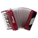 Acordeon 48 Baixos 26 Teclas TA 4803 Vermelho Thommasi