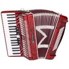 Acordeon 80 Baixos Michael ACM8007N PRD Vermelho Perola Case