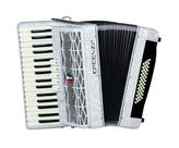 Acordeon cadenza 48 baixos cd48/34 wh branco perolizado c/bag