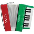 Acordeon Infantil Turbinho 104 Vermelho/Verde