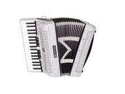 Acordeon Michael 80 Baixos Acm8007n Pwh Perolado