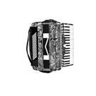 Acordeon Michael 80bx ACM8007 PBK Preto perolado