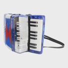 Acordeon Sanfona Infantil 8 Baixos Brinquedo Crianças( Azul)