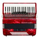 Acordeon Todeschini 80 Baixos 37 Teclas YW870 Vermelho Com Bag