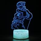 Acrílico 3D decorativo de mesa Night Light Legends de 7 cores