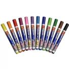 Acrilpen Caneta para Tecido Acrilex Kit C/12 Cores