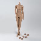 Action Figure Body, escala 1/6, pele bronzeada feminina