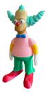 Action Figure Boneco Krusty Simpsons Palhaço 23cm Homer Bart