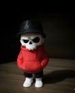 Action Figure Boneco Skull Urbano Coleção Ghost Fantasma Estiloso Edição Colecionador Design premium perfeito para vitrines, mesas e estantes 15 cm