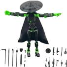 Action Figure Chivalrous Person T13 2024 com chapéu, capa e suporte