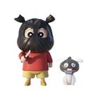 Action Figure Crayon Shin-chan Robbery com PVC Shiro de 11 cm