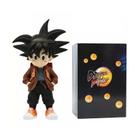 Action Figure Goku Criança Viajante Com Mochila Dragon Ball Clássico
