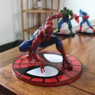 Action Figure Homem Aranha Posição de Ataque Marvel Estátua Espetacular Spider Man com Base Action Figure Homem Aranha Posição de Ataque Marvel Estátua Espetacular Spider Man com Base