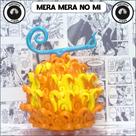Action Figure - Mera Mera No Mi - One Piece - Akuma no mi - Artesanal - Luffy - Zoro