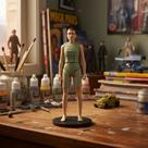 Action Figure Onze Eleven Série Stranger Things Com Base