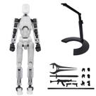 Action Figure T13 montada com suporte, robô totalmente articulado