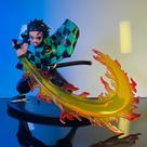 Action Figure Tanjiro Kamado Demon Slayer Espada de Fogo Action Figure Tanjiro Kamado Demon Slayer Espada de Fogo