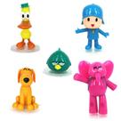 Action Figures Toy Pocoyo Cartoon, 5 unidades/conjunto de PVC para crianças