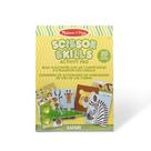 Activity Pad Melissa & Doug Safari com tesoura segura para crianças
