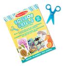 Activity Pad Melissa & Doug Sea Life com tesoura segura para crianças