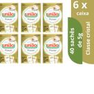 Açúcar Granulado União Premium 200g com 40 sachês kit 2, 4,6 ou 8 caixas