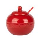 Açucareiro 300ml Com Colher Porta Açucar Sal Tempero Louça Ceramica