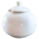 Açucareiro 350ml Porcelana Branca Mesa Posta Café Chá