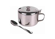 Açucareiro Aço Inox com Colher Premium Açucareiro Aço Inox com Colher Premium