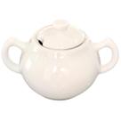 Açucareiro Chaleira 250ML - Porcelana Branca (2) Açucareiro Chaleira 250ML - Porcelana Branca (2)