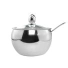 Açucareiro com Colher Aço Inox - UnyHome - Unik Home