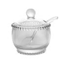 Açucareiro com Colher e Tampa de Cristal Pearl 9 x 7,5 cm Wolff Açucareiro com Colher e Tampa de Cristal Pearl 9 x 7,5 cm Wolff