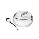 Açucareiro com colher em aço inox 9cm - Tramontina Açucareiro com colher em aço inox 9cm - Tramontina