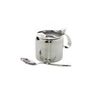 Açucareiro com tampa e colher inox 300 ml