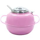 Açucareiro De Aço Inox Colorido Rosa 500g Porta Açúcar Organizador Armário Bancada Mesa Cozinha Açucareiro De Aço Inox Colorido Rosa 500g Porta Açúcar Organizador Armário Bancada Mesa Cozinha