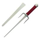 Adaga Arma Sai Raphael Tartarugas Ninja Punhal Haste em Aço Ornamento Decorativo Brinquedo Cosplay C