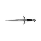 Adaga Decorativa Medieval 41 cm em Metal com Bainha Lâmina Sem Corte para Decoração Coleção Cosplay