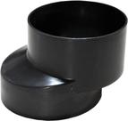 Adapta Bacio Preto 100mm P/ Caixa Acoplada- Kit 3pç Adapta Bacio Preto 100mm P/ Caixa Acoplada- Kit 3pç