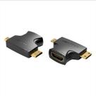 Adaptador 2 em 1 Micro e Mini HDMI x Premium HDMI Vention Adaptador 2 em 1 Micro e Mini HDMI x Premium HDMI Vention