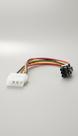 Adaptador 2 Molex Macho para PCI-E 6 Pinos