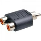 Adaptador 2 RCA Fêmea x 1 RCA Macho Niquelado Genérico Storm - DEZ / 10