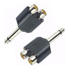Adaptador 2 Rca para P10 Mono
