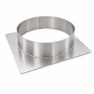 Adaptador 25x25cm Inox 304 Para Duto 8 Polegadas Chaminé Adaptador 25x25cm Inox 304 Para Duto 8 Polegadas Chaminé