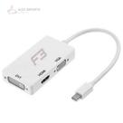 Adaptador 3 Em 1 Mini Displayport Macho Pra Hdmi / Vga / Dvi