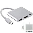Adaptador 3 em 1 Tipo.C para USB 3.0 HDMI TIPO.C HDTV 4K Para Celular PC Notebook Adaptador 3 em 1 Tipo.C para USB 3.0 HDMI TIPO.C HDTV 4K Para Celular PC Notebook