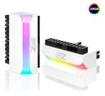 Adaptador 90º Atx 24 Pinos Branco Argb 5v Fonte Placa Mãe
