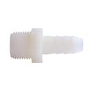 Adaptador Anderson Nylon 1/4" de diâmetro. MPT Barb White