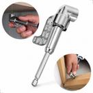 Adaptador Angular 90 1,4 para Parafusadeira e Furadeira Extensão para Bits Sextavados 6,35mm Ideal para Cantos e Locais