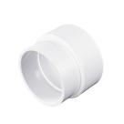 Adaptador aumentador/redutor de PVC NDS 7,5 cm x 10 cm branco